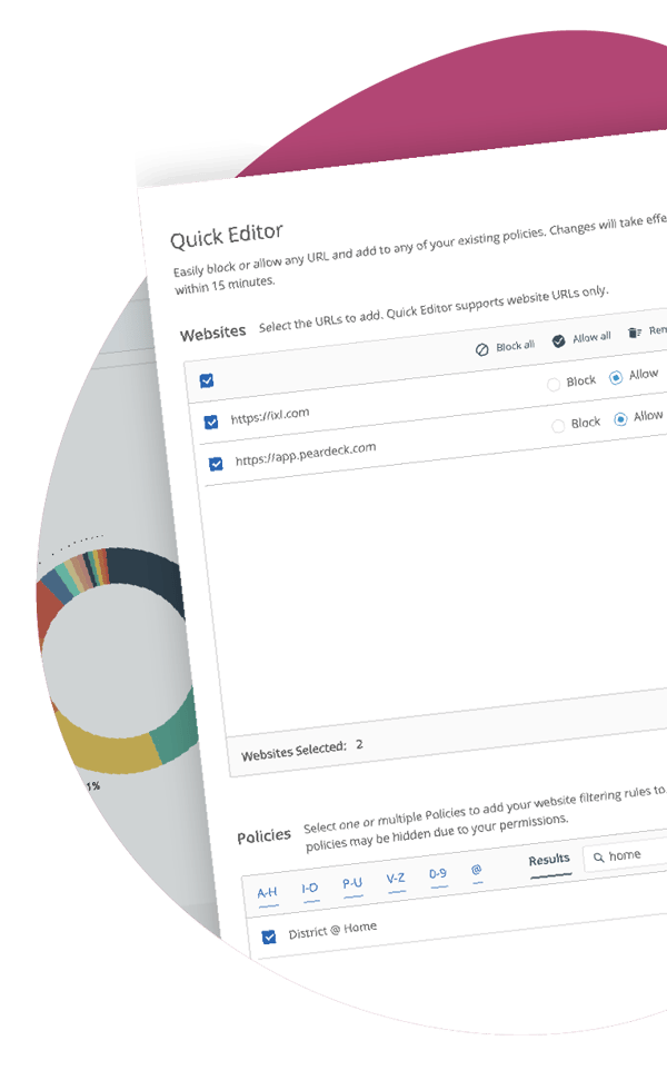 A screenshot of the new Quick Editor feature