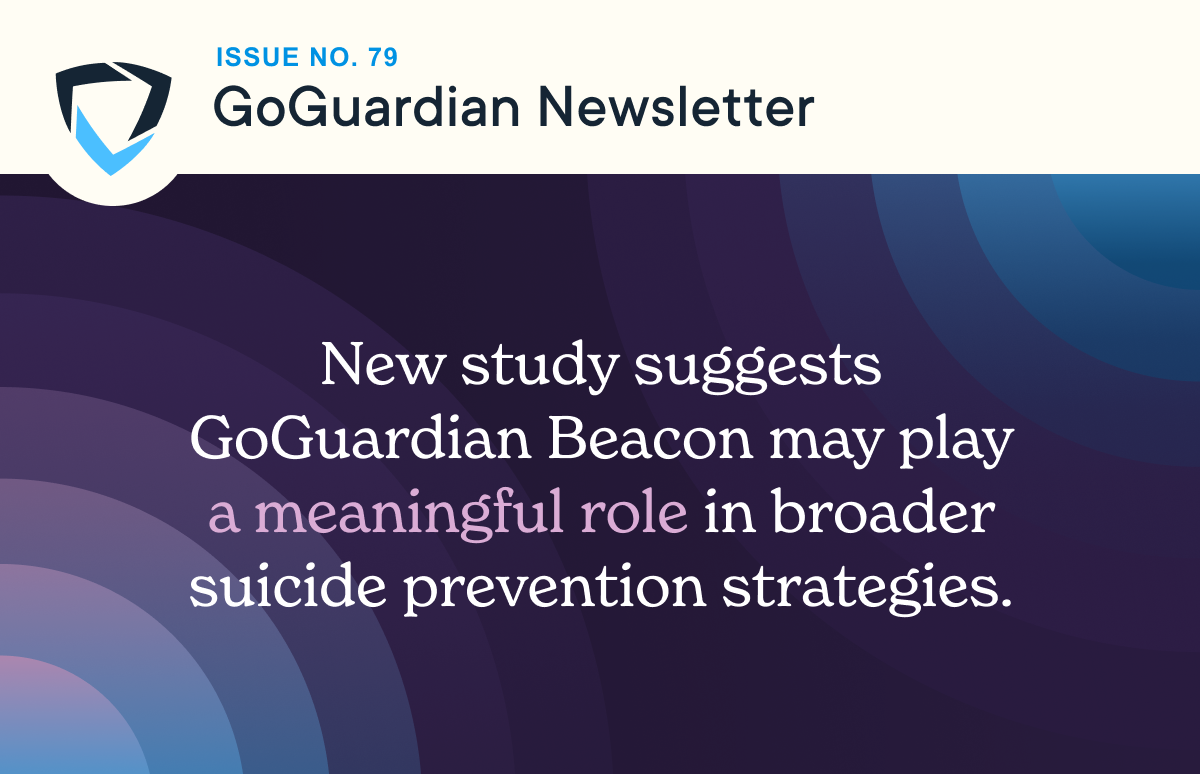 New study suggests GoGuardian Beacon may play a meaningful role in broader suicide prevention strategies.